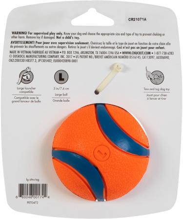 Chuckit! Ultra Tug Dog Toy | Large Rubber Ball Interactive Fetch & Tug Toy - Buy Online on SooperMarket.com