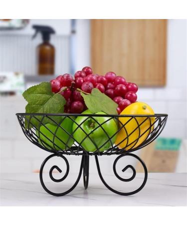 Kitchen Countertop Fruit Rack Fruit Basket Large Fruit Basket for Kitchen Counter Metal Fruit Storage Racks for Living Room Fruit Holder for Vegetables Snacks Fruit Trays for Party (Color : Onecolo Onecolor - Buy Online on SooperMarket.com