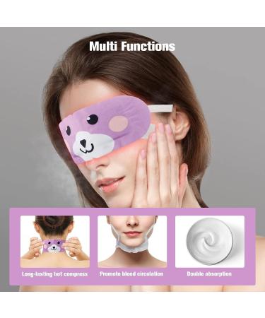 DIGHEIGG Lavender Steam Eye Mask - 20 Pcs | Disposable Eye Warm Compress for Dark Circles, Puffiness, Dry Eyes, Headache, Migraine, Stye | Relief Stress & Fatigue - Buy Online on SooperMarket.com