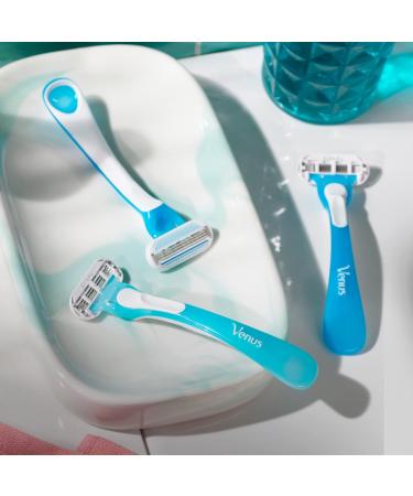 Gillette Venus Oceana Disposable Razors for Women - Pack of 4 (4 x 3 Pieces) | International Shipping Available - Buy Online on SooperMarket.com
