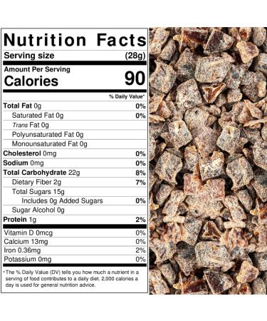 Presto Sales Chopped Dates 80 oz - The King of Dates Diced Snack, Sweet & Nutritious, Vegan - Resealable 5 lbs Bag - Buy Online on SooperMarket.com