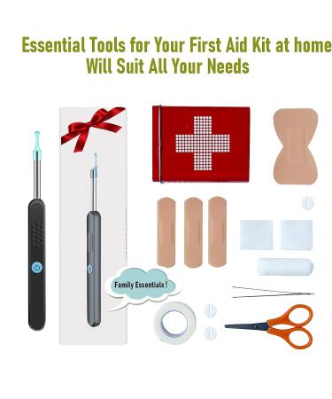 Smart Wireless Ear Wax Removal Tool Camera | Visual Ear Cleaner Kit for Babies, Kids, Adults, Pets | 1296P Ear Otoscope Scope with Cleaning Tool - Buy Online on SooperMarket.com