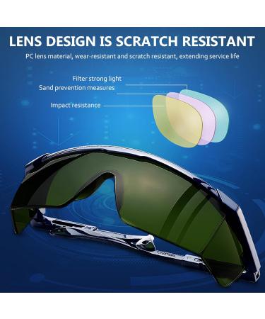 Sunoya Laser Protection Glasses | IPL & UV Safety Glasses | Eye Protection for Hair Removal | Includes Protective Box & Towels - Buy Online on SooperMarket.com