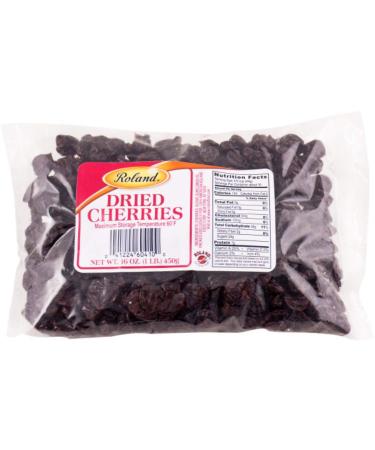 Roland Foods Dried Cherries, Sourced in the USA, 16-Ounce Bag