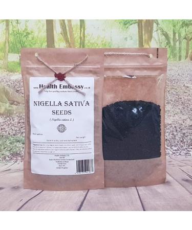 Health Embassy Nigella Sativa Seeds - Black Seed Cumin 100g | Pure and Natural | Pack of 1 - Buy Online on SooperMarket.com