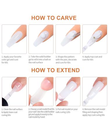 RARJSM Milky White Solid Builder Gel for Nail Extension - 15g - Buy Online on SooperMarket.com