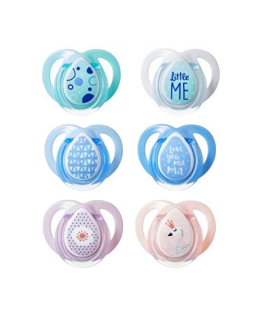 Tommee Tippee Moda Pacifiers - BPA-Free Silicone Binkies for 0-6m - 2-Count - Buy Online on SooperMarket.com