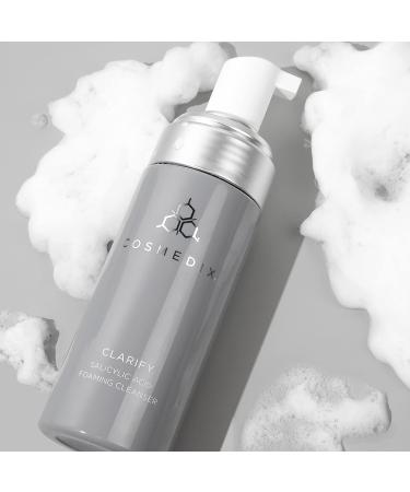 COSMEDIX Clarify Salicylic Acid Foaming Cleanser - Exfoliates Sensitive and Blemish-Prone Skin - Alcohol and Sulfate Free - Cruelty-Free - Gluten Free - Buy Online on SooperMarket.com