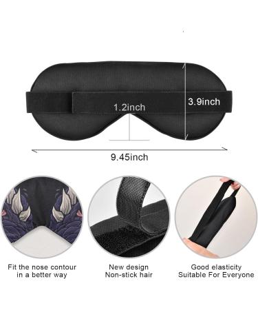 Haskirky Light Blocking Eye Mask | Breathable & Adjustable for Adults | Ideal for Travel, Yoga, Meditation | Deep Sleep Goodies Dragon Eyes - Buy Online on SooperMarket.com
