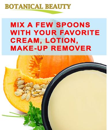 Buy Botanical Beauty Pumpkin Seed Oil Butter | Virgin Unrefined Raw for Face Skin Hair & Nails - 4 Fl. oz (120 ml) - International Shipping Available - Buy Online on SooperMarket.com