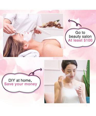 Rose Moisturizing Jelly Mask with Hyaluronic Acid | DIY Esthetician Spa Facial Peel Off Mask - Buy Online on SooperMarket.com
