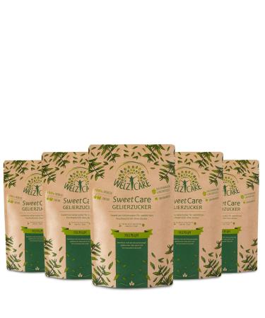 SweetCare Premium instead of gelling sugar - sugar substitute - 100% vegan - no calories - low carb - with erythritol and stevia - made in Germany - 200g (5 Pack) 200 g (5 Pack)