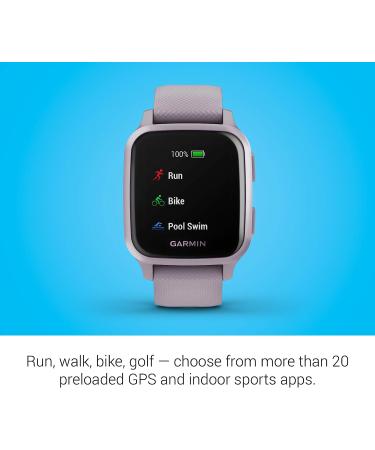 Garmin Venu Sq GPS Smartwatch - Orchid Purple with Bright Touchscreen Display & Up to 6 Days Battery Life - Buy Online on SooperMarket.com
