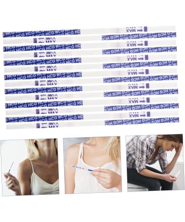 FRCOLOR 50pcs Early Pregnancy Test Strips Pruebas De Embarazo Pregnancy Testing Supply Midstream Test Stick Pregnant Test Supplies Cow High Precision Pregnancy Tests Plastic Pregnant Woman - Buy Online on SooperMarket.com