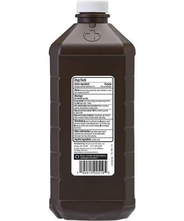 Amazon Basics Hydrogen Peroxide Topical Solution USP 32 fl oz - 1 Pack - Buy Online on SooperMarket.com