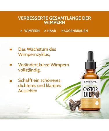 Shefave Castor Oil Organic Cold Pressed Scalp Oil with Hair Oil Applicator Hair Oil for Dry Hair Hair Growth Oil Castor Oil for Eyelashes Hair Skin Nails Beard Strengthening the Hair Root - Buy Online on SooperMarket.com