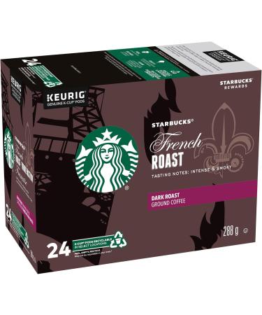 Starbucks Pike Place Medium Roast Coffee Single Serve Keurig K-Cup Pods 24 Capsules & French Roast Dark Roast Coffee Single Serve Keurig K-Cup Pods 24 Capsules - Buy Online on SooperMarket.com
