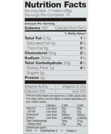 Streit's Matzos Egg & Onion Unleavened Bread Cracker - 11 oz (Pack of 1) - Buy Online on SooperMarket.com
