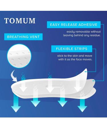 Tomum Mouth Tape for Sleeping - 90 PCS Yellow | Advanced Sleep Strips for Better Nose Breathing, Instant Snoring Relief & Less Mouth Breathing - Buy Online on SooperMarket.com