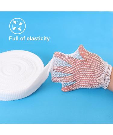 Konmee 6 Fix Net Tubular Bandage - Elastic Net Wound Dressing for Knee/Calf/Ankle - 32.8FT Long - Buy Online on SooperMarket.com