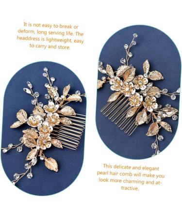 HAPINARY girls hair accessories European and American hair accessories bridal hair accessories accessories Hand made bridesmaid bride headpieces for wedding hairpin bride hair accessory - Buy Online on SooperMarket.com