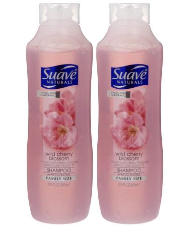 Suave Naturals Gnetle Cleansing Shampoo - Wild Cherry Blossom - 22.5 oz - 2 pk