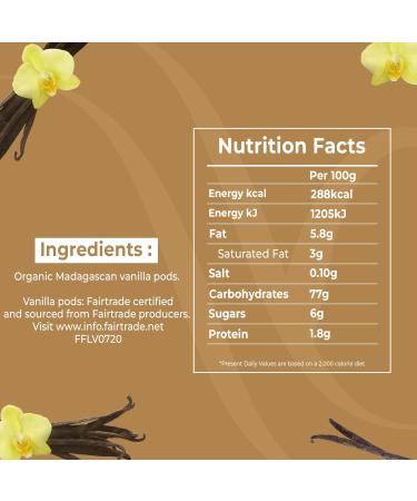 Sustainable Grade A Madagascan Vanilla Beans - 10 Bourbon Gourmet Pods in Resealable Tube for Chefs & Home Baking - 2 x 5 Pod Tubes - Buy Online on SooperMarket.com