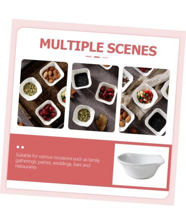 Zerodeko 8pcs Ceramic Dipping Sauce Bowl Seasoning Dish Small Dish for Dipping Sauce Dipping Bowls Soy Sauce Bowls Ceramic Sauce Bowl Ketchup Dish Salsa Bowls Ceramics White Soy Sauce Dish - Buy Online on SooperMarket.com