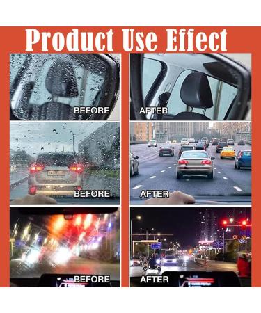 Automotive Oil Film Cleaning Brush Seedhubtok Glass Cleaning Board Hydrophobic Glass Coating for Windshield Anti-Rain Fog Cleaning Glass Brush Improves Clarity and Visibility (B-3Pcs) - Buy Online on SooperMarket.com