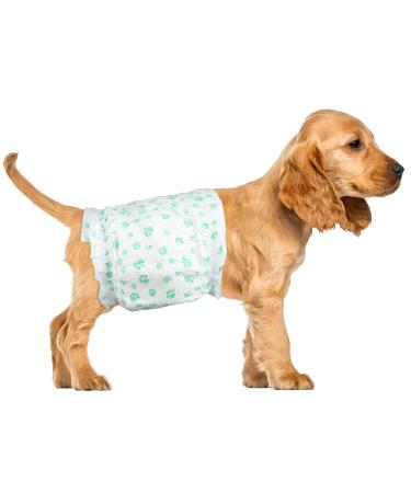Scratche disposable diaper male diaper dog diapers for male super absorbent and leakproof exciting urination or incontinence 40 count XL white XL 40 pieces