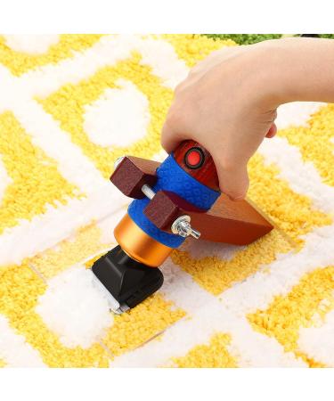 Solid Wood Acrylic Shearing Guide for Carpet Trimmer - Rug Tufting Tool (Brown) - Buy Online on SooperMarket.com