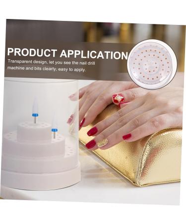 FRCOLOR 8 Pcs Grinding Head Storage Box Nail Drill Holder Nail Drill Bit Organizer Nail Tool Organizer Nail Grinding Organizer Case Grinding Head Display Base Nail Bit Manicure - Buy Online on SooperMarket.com