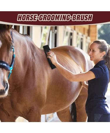 Tuofang 6-in-1 Multifunctional Horse Brush & Massage Comb for Effective Grooming - Black - Buy Online on SooperMarket.com