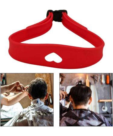 Harilla Hair Trimming Guide Neckline Template Portable Reusable Practical Accessories Adjustable Hair Band for DIY Neckline Haircuts Red - Buy Online on SooperMarket.com