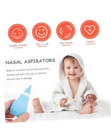 Kisangel Infant Nose Aspirator 3pcs - Baby Nasal Aspirator for Cleaner Nose - 8.6x4.2cm - Buy Online on SooperMarket.com