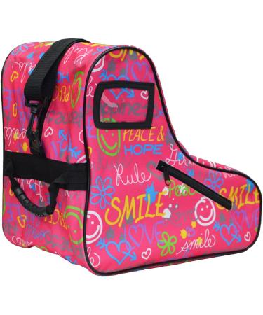 Epic Skates Limited Edition Roller Skate Bag - Pink Smile, One Size | Shop Now - Buy Online on SooperMarket.com