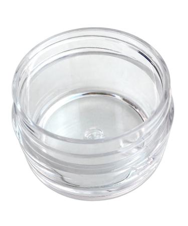 Beauticom 20g/20ml Acrylic Round Clear Jars with Black Lids - Ideal for Lip Balms, Creams, Makeup, Cosmetics - 12 Piece Set - Buy Online on SooperMarket.com