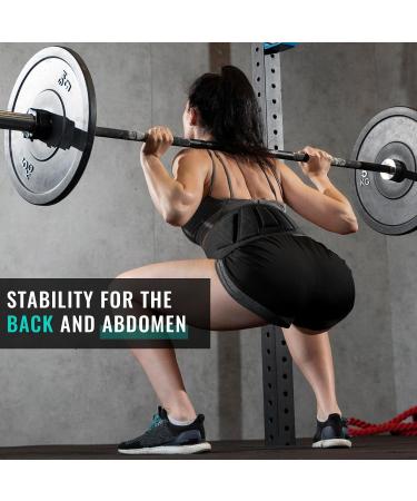 Sawan Weight Lifting Belt for Men & Women - Ultimate Fitness & Bodybuilding Support | Strength Training Powerlifting Gym | Adjustable Black Design - Buy Online on SooperMarket.com