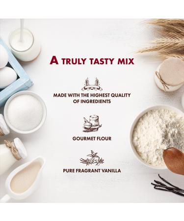 Classique Fare Belgian Waffle Mix - Versatile Breakfast Mix - 16 Oz Box - Fast & Easy with Waffle Maker - Fluffy Waffles, Pancakes, Muffins & Crepes - 1lb Pack (1 Count) - Buy Online on SooperMarket.com