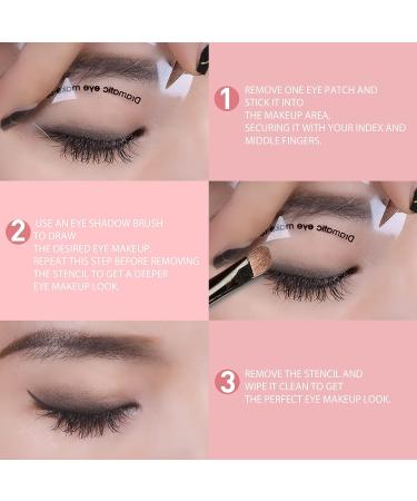Variety of Shapes Quick Make-Up Stencils: Eyeliner Molds & Template for Easy Eyeshadow Application - Buy Online on SooperMarket.com