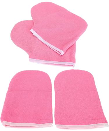 Double Layer Terry Cloth Gloves & Booties for Paraffin Wax Bath Treatment - Buy Online on SooperMarket.com