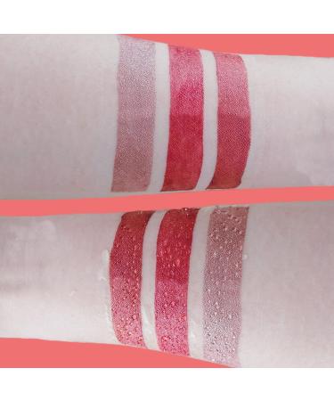3Pcs Matte Lip Gloss Set Matte Liquid Lipstick Set Lip Stain Long-Lasting Waterproof Lipgloss Makeup Gift Lipsticks Set Vibrant Lips Set (#04) - Buy Online on SooperMarket.com