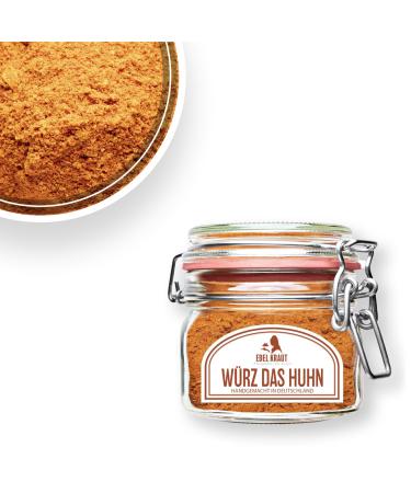 EDEL KRAUT | ORGANIC Seasoning for chicken in a premium glass jar 130g | Spices in a jar ORGANIC chicken seasoning