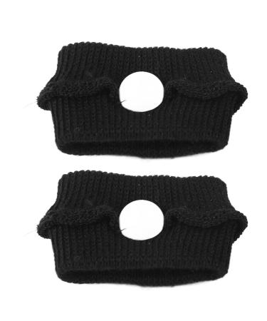 Acupressure Bracelet - 2 Travel Sickness Bands for Nausea & Dizziness Relief | Black Nylon - Buy Online on SooperMarket.com