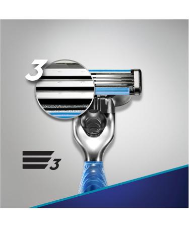 Gillette Mach3 Start Razor for Men - AquaGrip Handle 1 Pack | International Shipping Available - Buy Online on SooperMarket.com