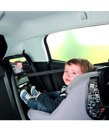 Baby Car Seat Mirror - Rear View Baby Mirror for Safe Drive | Newborn Essentials - Buy Online on SooperMarket.com