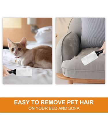 Cusbus Lint Rollers for Pet Hair - Extra Sticky, 450 Sheets, 5 Refills, Portable Pet Hair Remover for Dog & Cat Hair Removal on Clothes and Furniture - Buy Online on SooperMarket.com