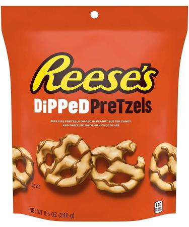 Reeses Dipped Pretzels Pouch berzogene Brezeln T te 1 pieces (240 g) Erdnussbutter 240 g (1Pack)