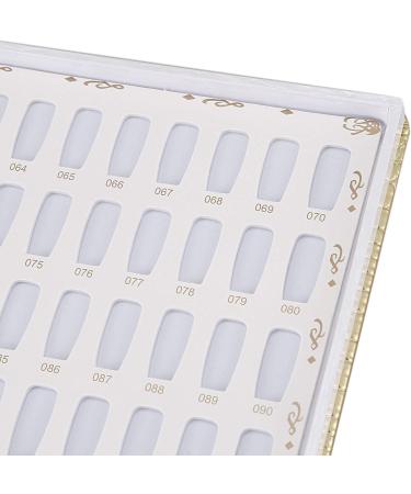 Lukasz 120 Tips Nail Color Art Display Book Nail Polish Color Chart Cute Nail Art Chart for Manicure Tool with False Nails - Buy Online on SooperMarket.com