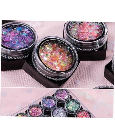 NOLITOY Set 12 - Glitter Body Gel Makeup for Face & Body | Shiny Sequin Gel for Stunning Makeup Looks | International Shipping Available - Buy Online on SooperMarket.com